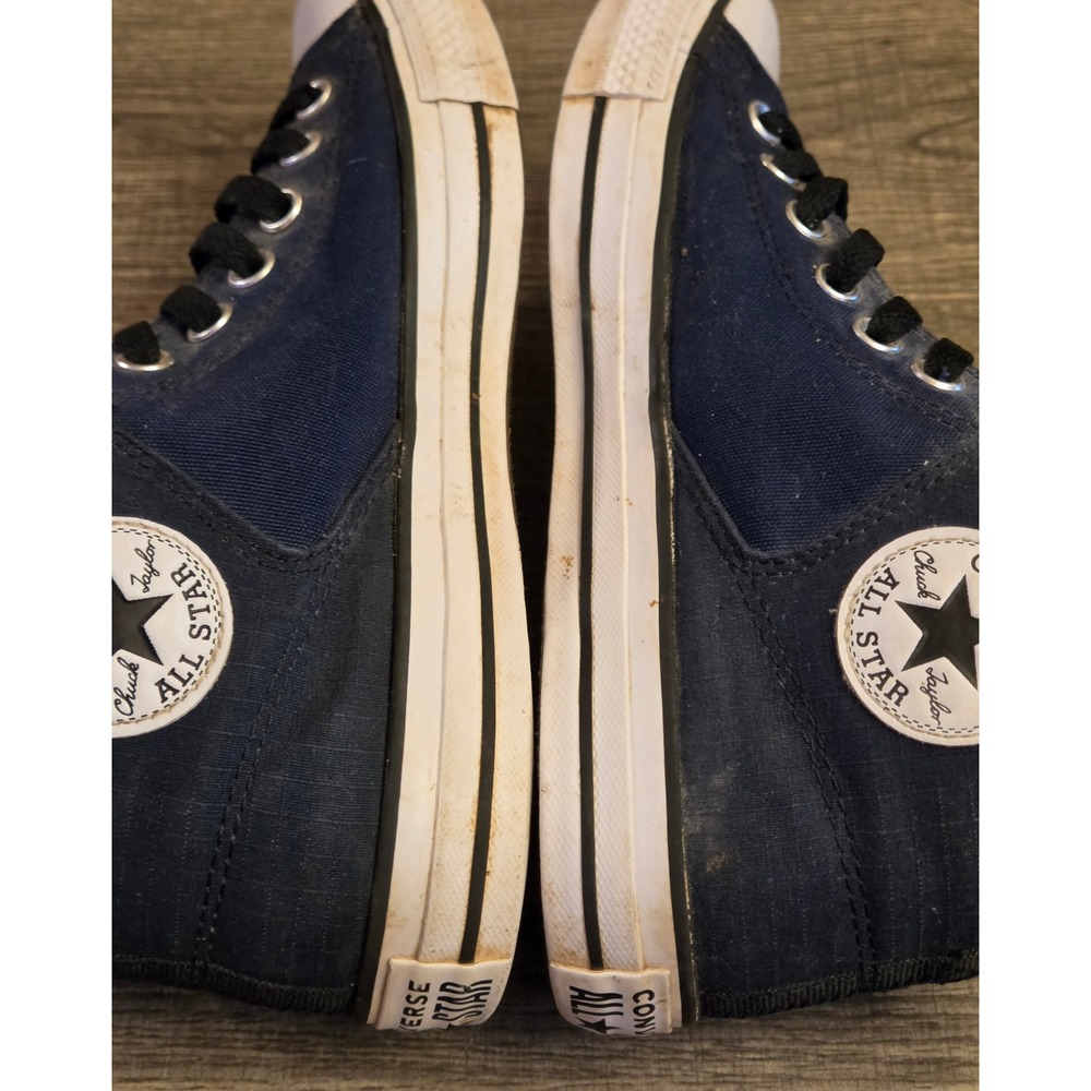Converse Chuck Taylor All Star High Street Mid Sneakers Mens 7.5 Womens 9.5 Navy - Picture 6 of 11